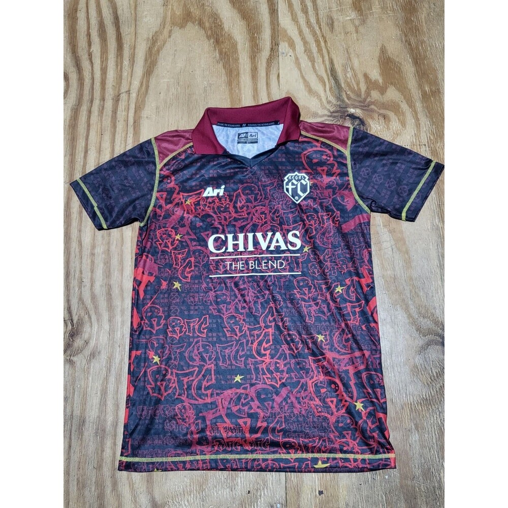 ari football chivas Soccer jersey Men L Multicolor Pullover @J1